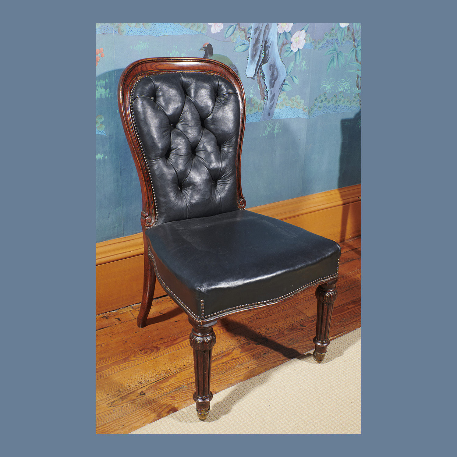 Button-Back Chair.