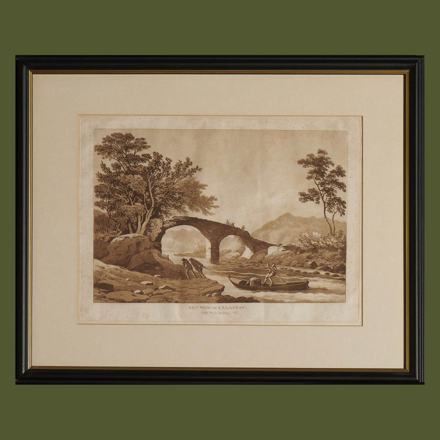 ‘VIIth View of Killarney. Old Weir Bridge. NE.’