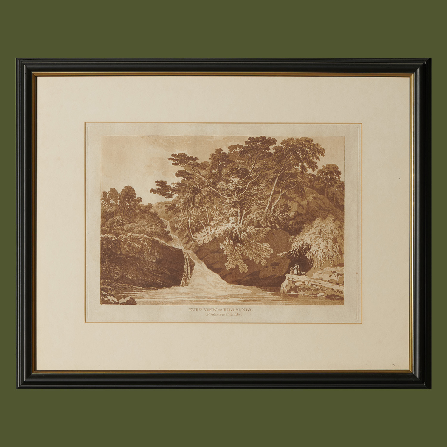 ‘XVIIIth View of Killarney, O’Sullivan’s Cascade.’