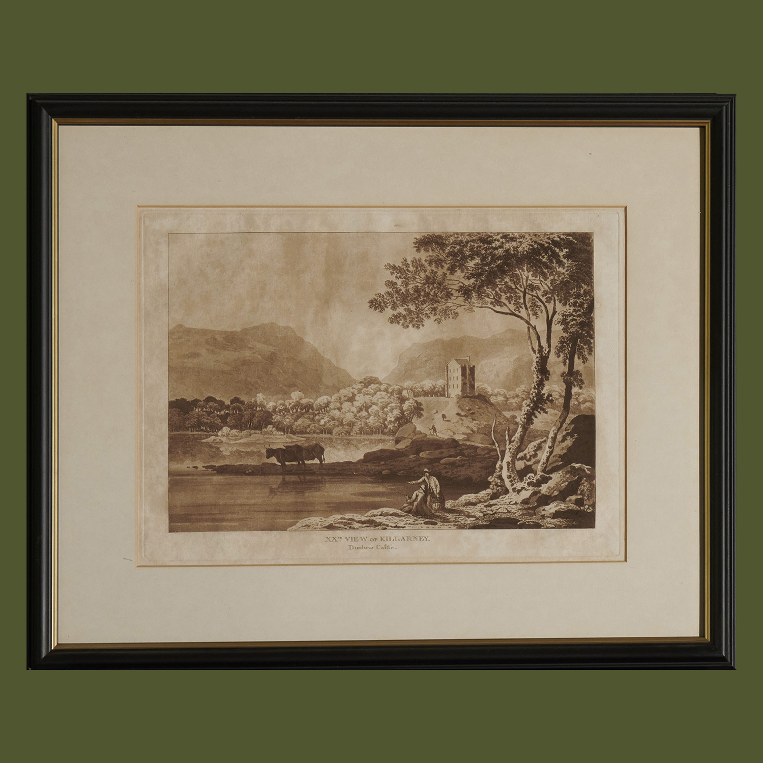 ‘XXth View of Killarney. Dunlow (sic) Castle.’