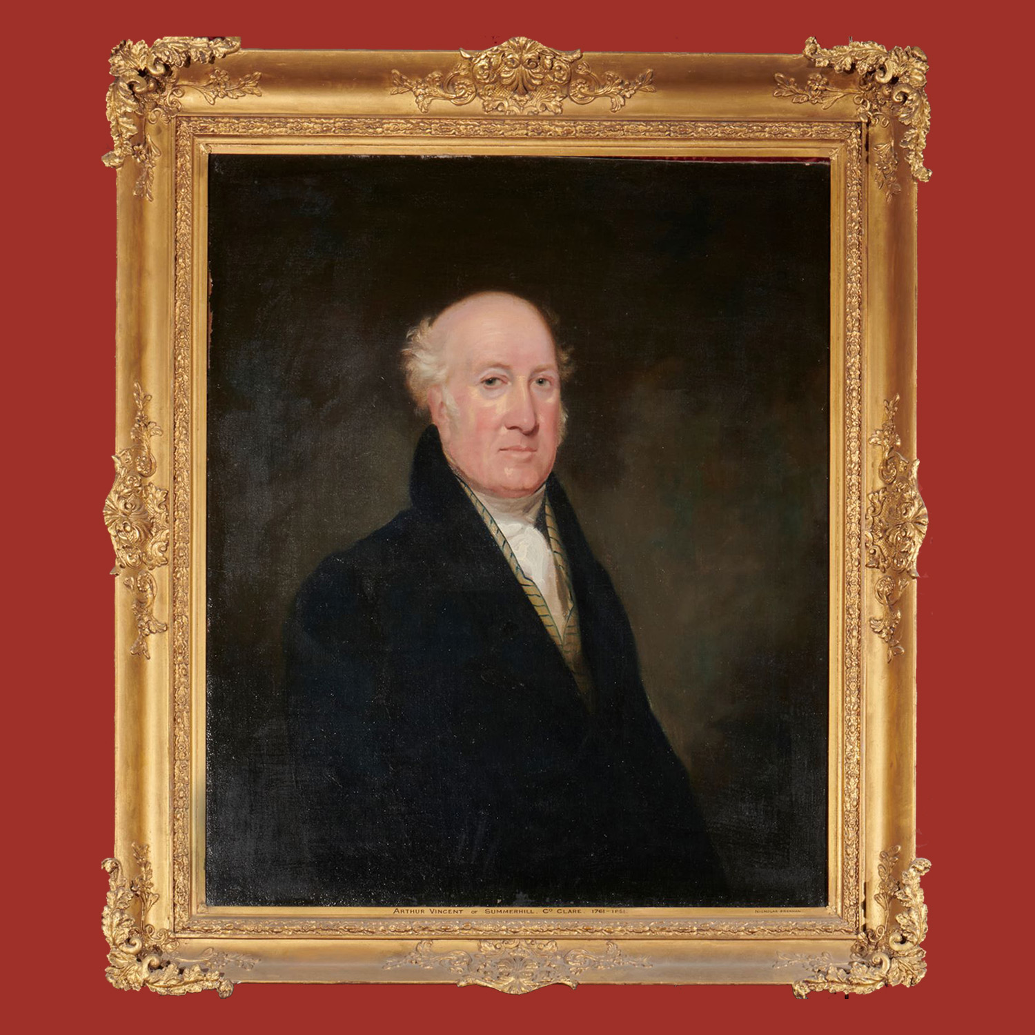 Portrait of Arthur Vincent of Summerhill, Co. Clare.