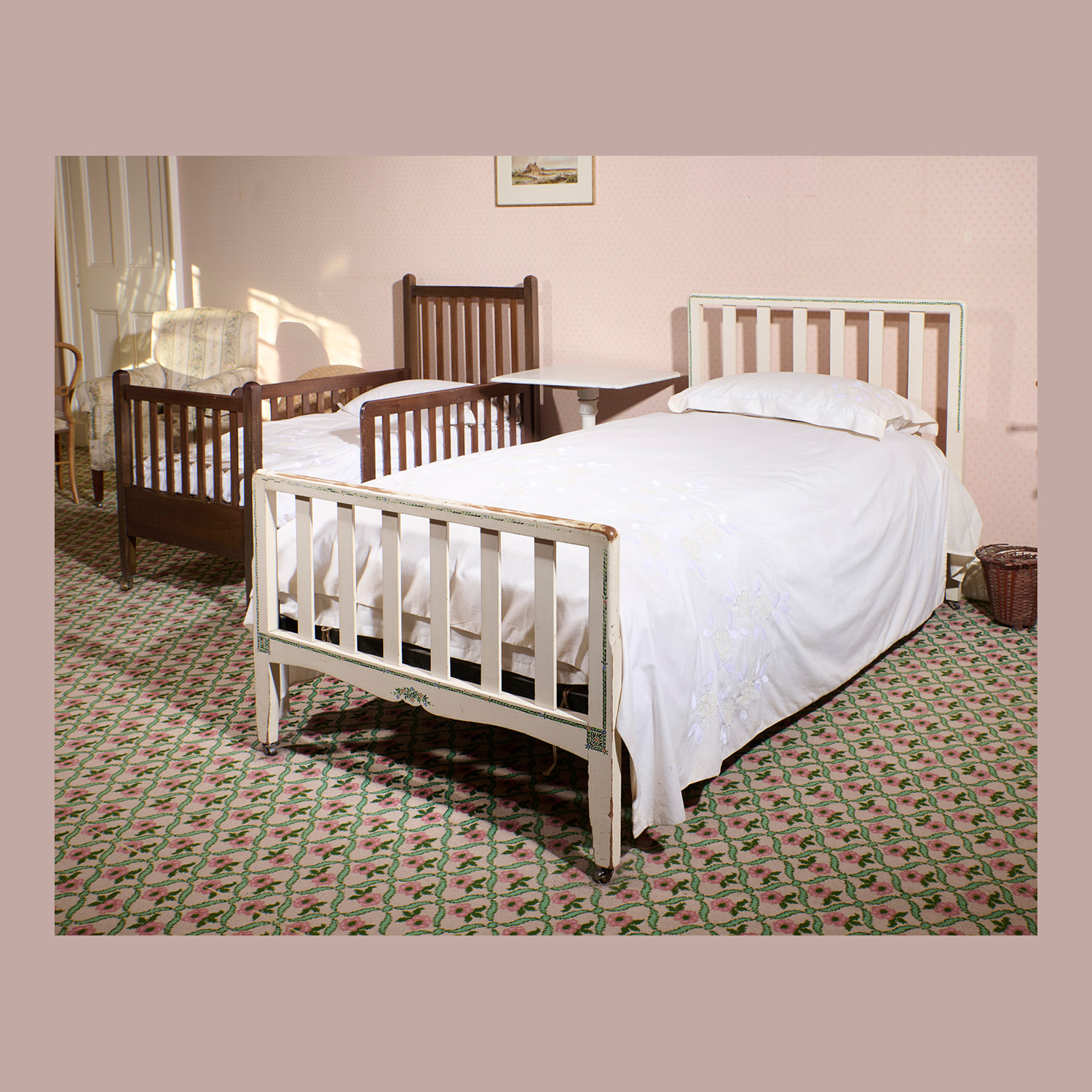 White Bed.