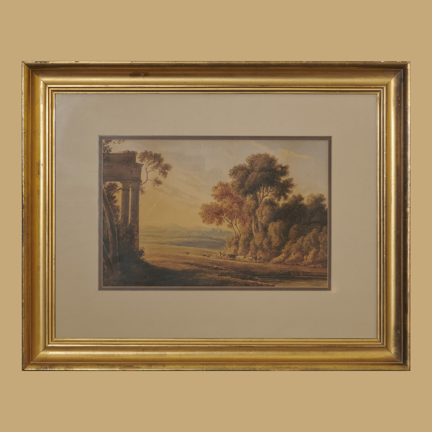 Rural scene with cattle